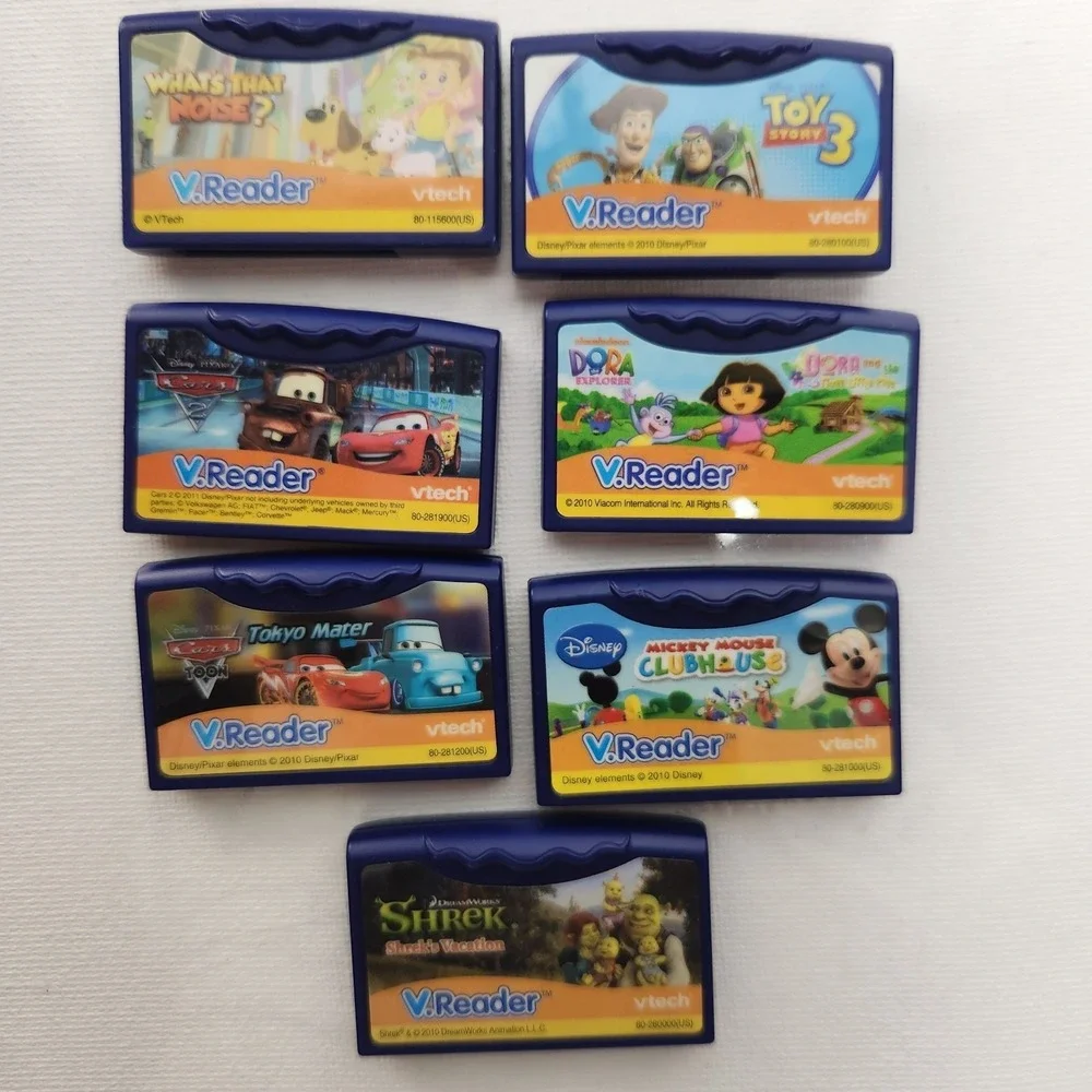 VTech VReader Interactive E-Reading System + 6 Cartridges